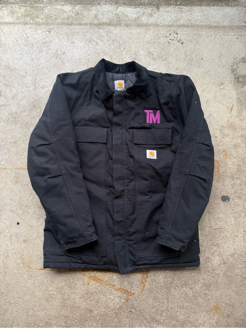 Carhartt Black Arctic Work Jacket Made in USA Medium